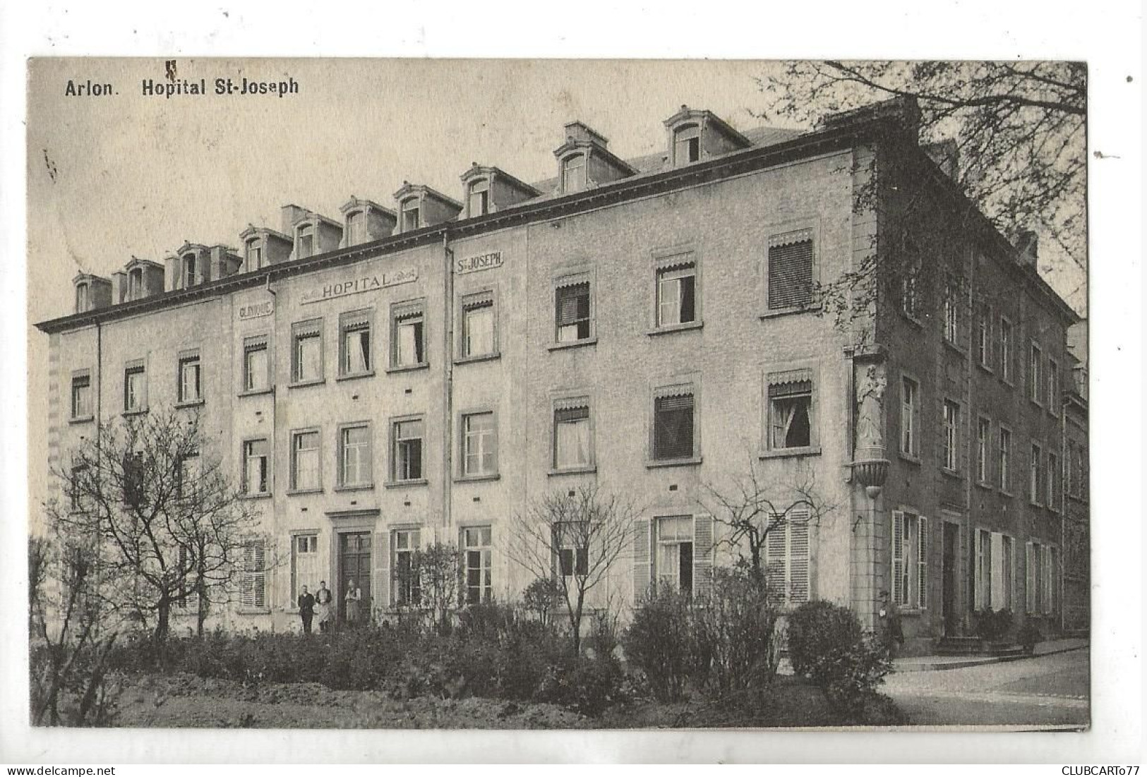 Arlon (Belgique, Luxembourg) : La Clinique Hôpital Saint-Joseph En 1910 (animé) PF - Arlon