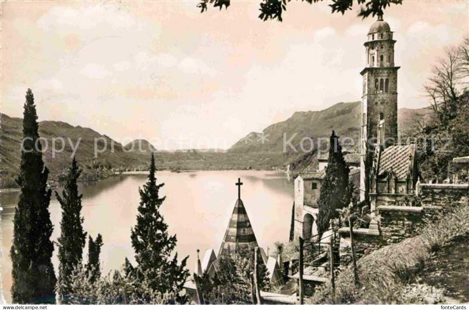 12646517 Morcote Lago Di Lugano Ortspartie An Der Kirche Luganersee Alpen Morcot - Sonstige & Ohne Zuordnung