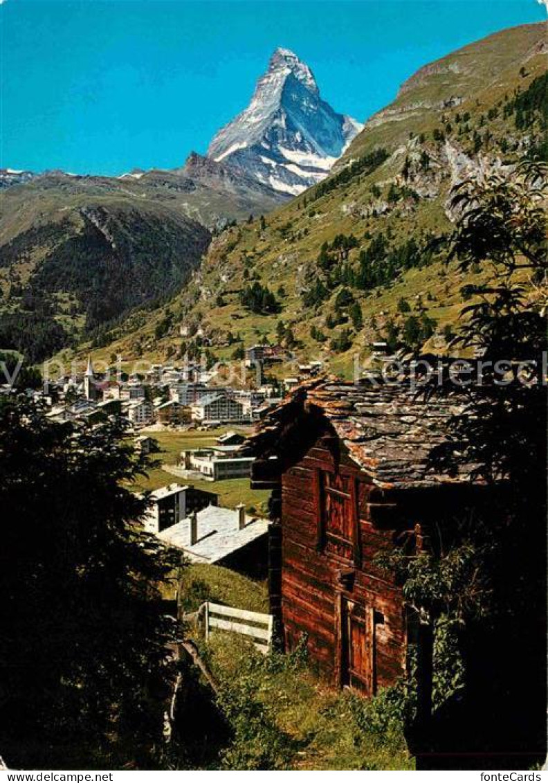 12643997 Zermatt VS Mit Blick Zum Matterhorn Mont Cervin Walliser Alpen Zermatt - Autres & Non Classés