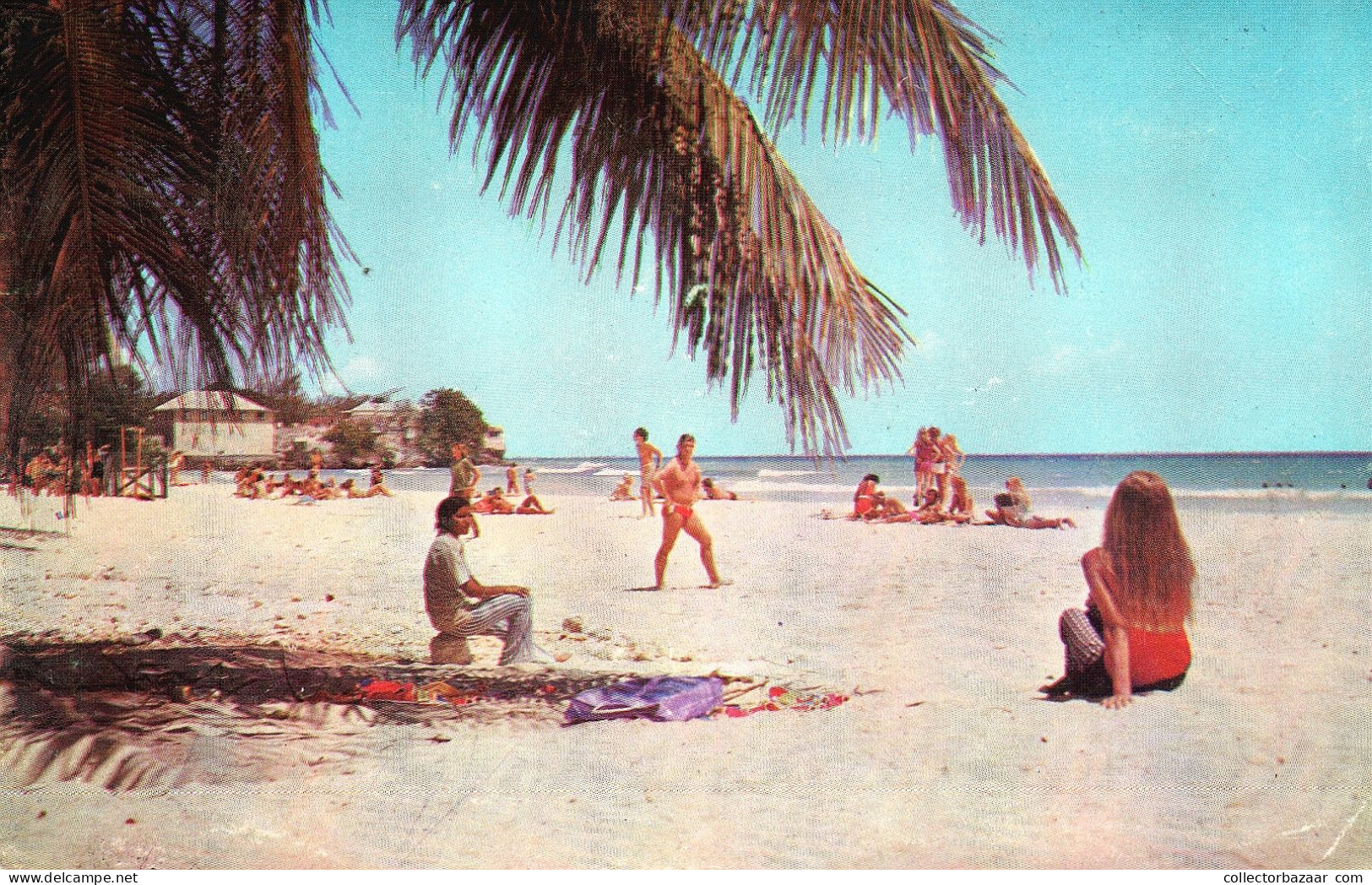 Barbados Rockley Beach Caribbean Ocean Incredible View Real Photo Vintage Postcard - Guatemala