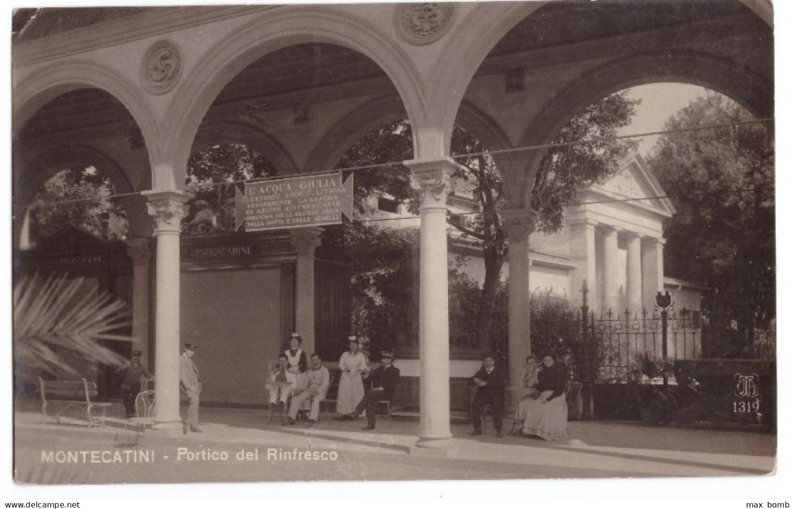 1907 MONTECATINI TERME 11  PORTICO DEL RINFRESCO   PISTOIA - Pistoia