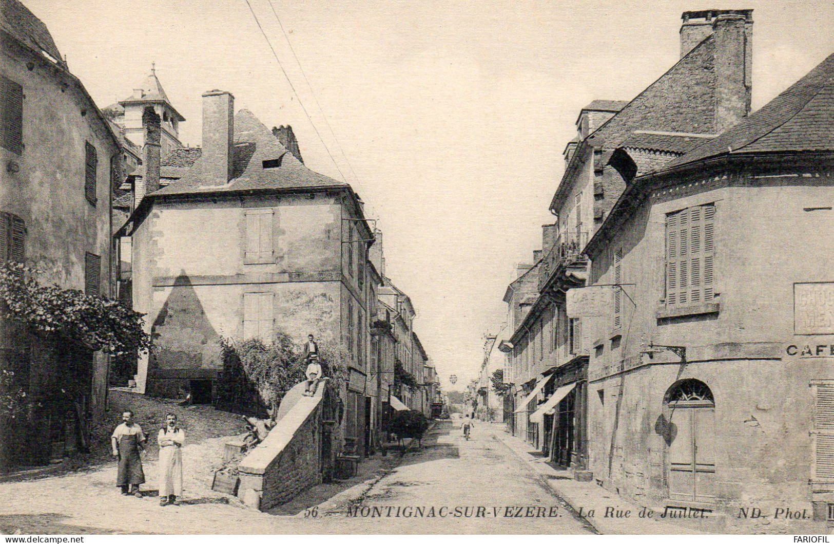 MONTIGNAC Sur Vézère - La Rue De Juillet . - Montignac-sur-Vézère