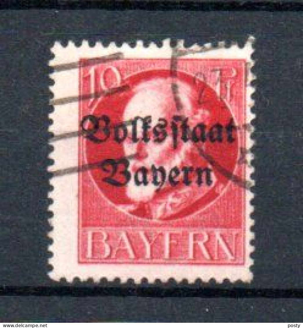 ALLEMAGNE - BAYERN - BAVIERE - BAVARIA - LOUIS III - 1919 - 10 Pfg - Oblitéré - Used - Surcharge - Overprint - - Oblitérés