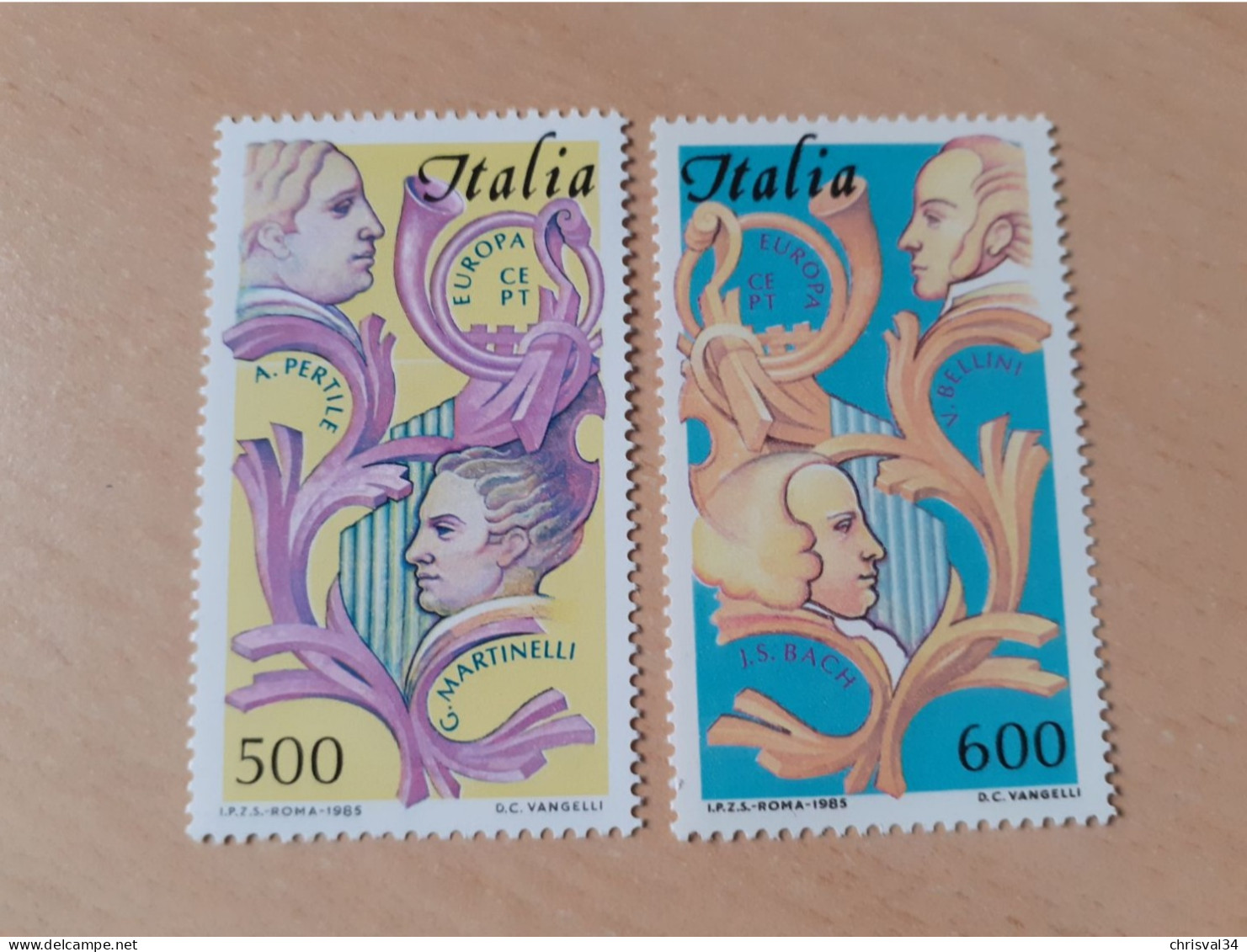 TIMBRES   ITALIE   ANNEE   1985   N  1664  /  1665   NEUFS   LUXE** - 1981-90: Ungebraucht