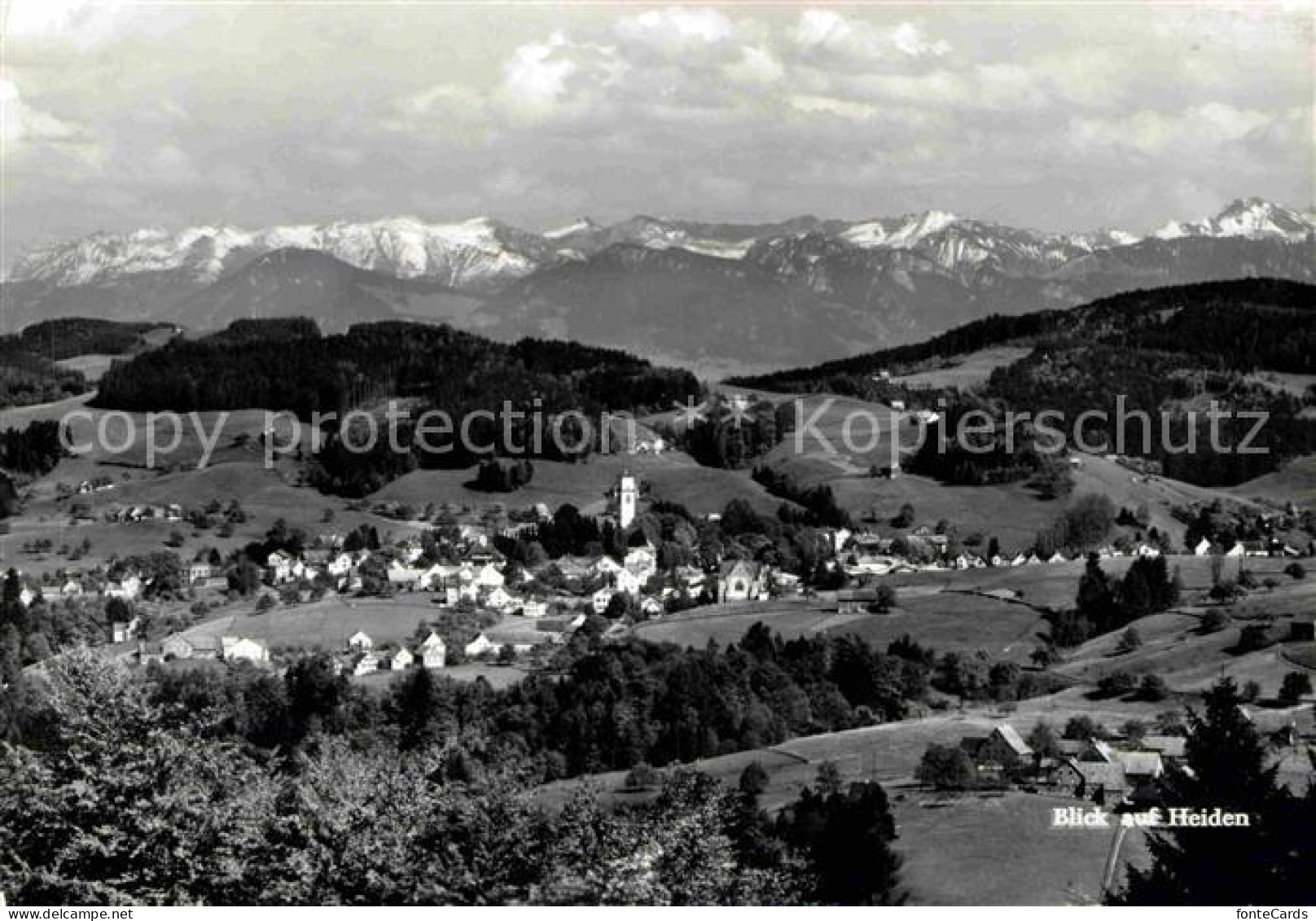 12632357 Heiden AR Panorama Mit Appenzeller Alpen Heiden - Andere & Zonder Classificatie