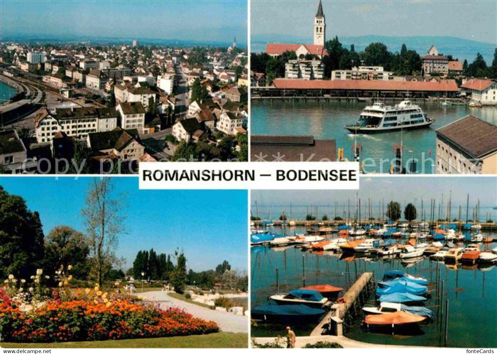 12630997 Romanshorn Bodensee Seepark Hafen Fliegeraufnahme Romanshorn - Other & Unclassified