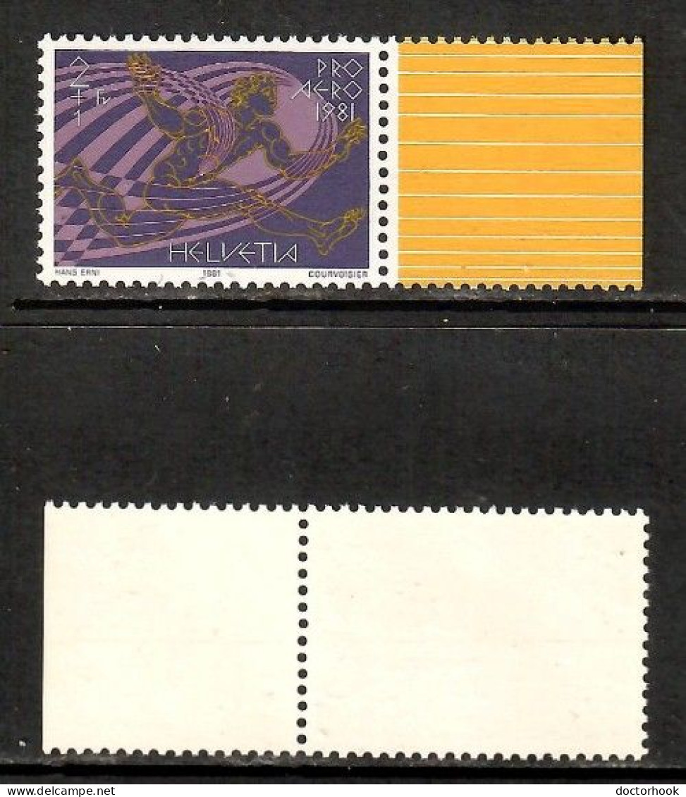 SWITZERLAND    Scott # B 479** MINT NH W/TAB (CONDITION PER SCAN) (Stamp Scan # 1045-5) - Unused Stamps