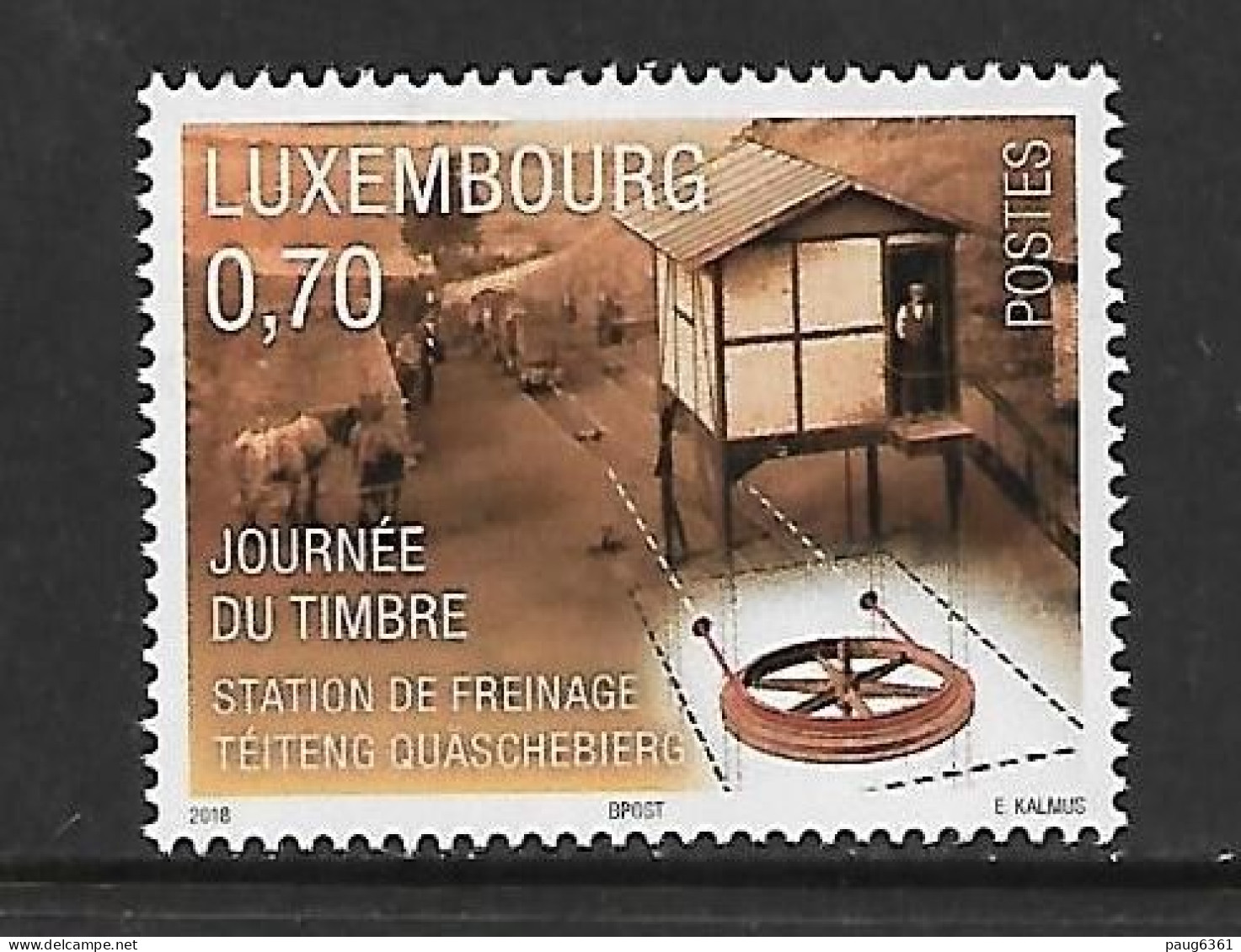 LUXEMBOURG 2018 JOURNEE DU TIMBRE YVERT N°2122 NEUF MNH** - Día Del Sello