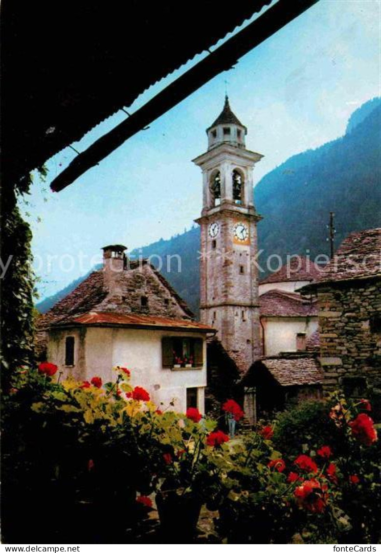 12624697 Sonogno Dorfmotiv Kirche Sonogno - Andere & Zonder Classificatie