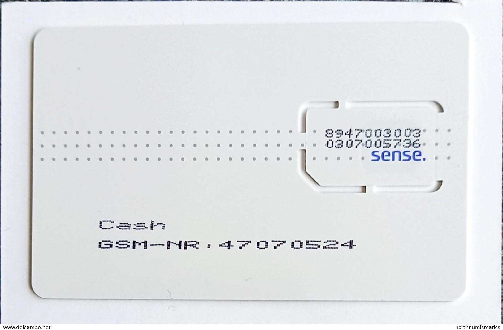 Sense Gsm Original Chip Sim Card - Colecciones