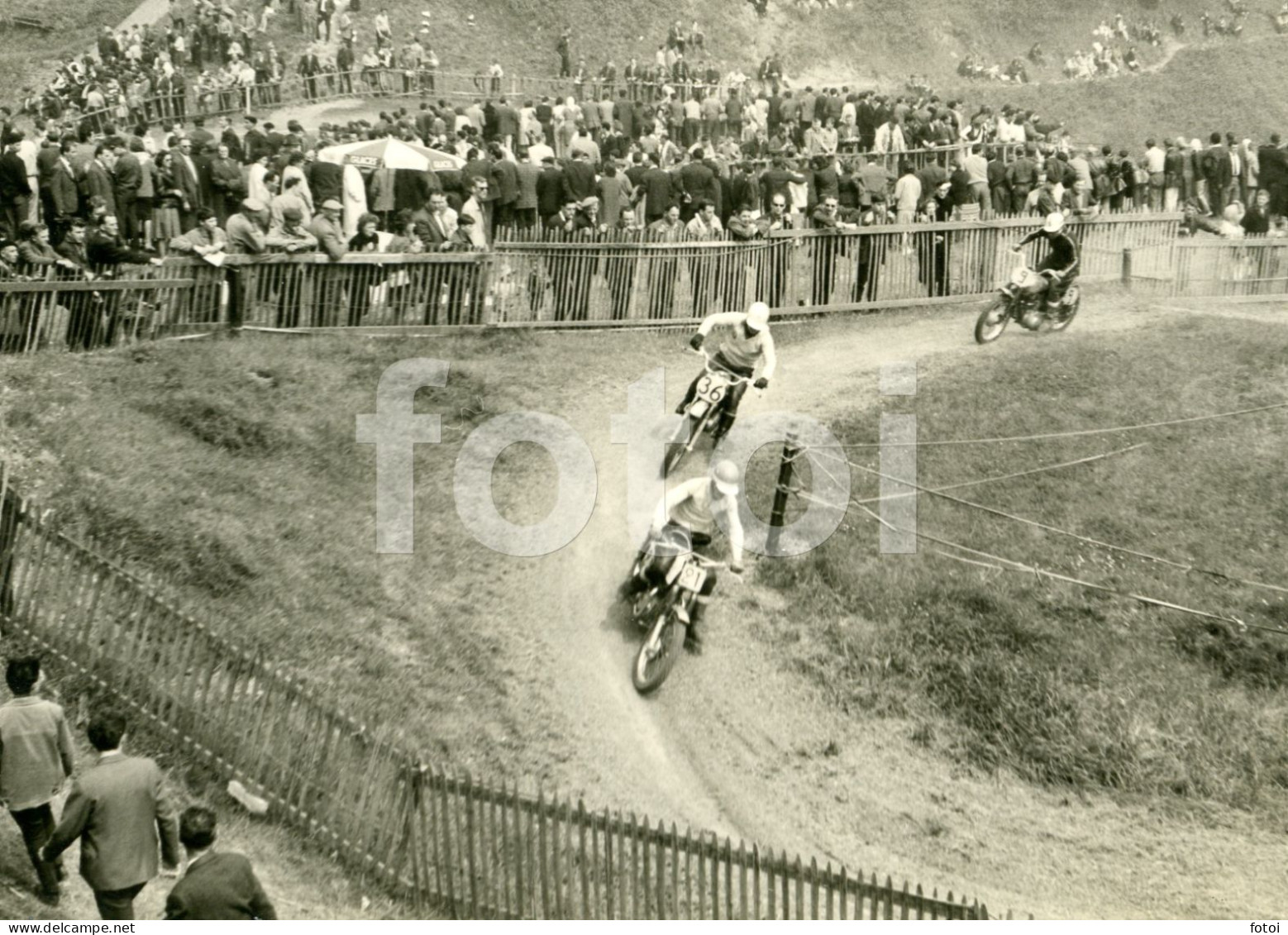 3 PHOTOS SET 1962 ORIGINAL AMATEUR PHOTO FOTO BIKE MOTO ENDURO MOTOCROSS CROSS FRANCE AT131 - Ciclismo