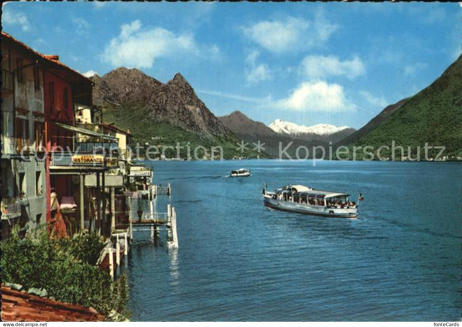 12605737 Gandria Lago Di Lugano Schiff Gandria - Andere & Zonder Classificatie