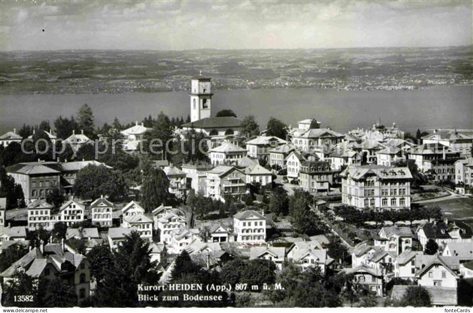 12601847 Heiden AR Fliegeraufnahme Mit Bodensee Heiden - Sonstige & Ohne Zuordnung