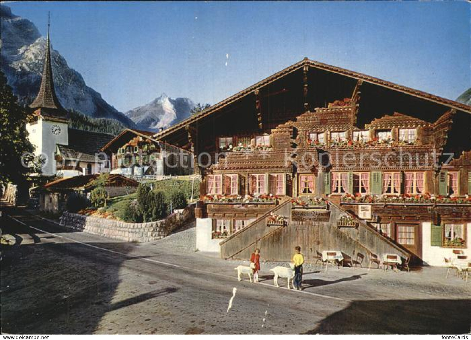 12597487 Gsteig Hotel Baeren Mit Oldenhorn Gsteig B. Gstaad - Autres & Non Classés