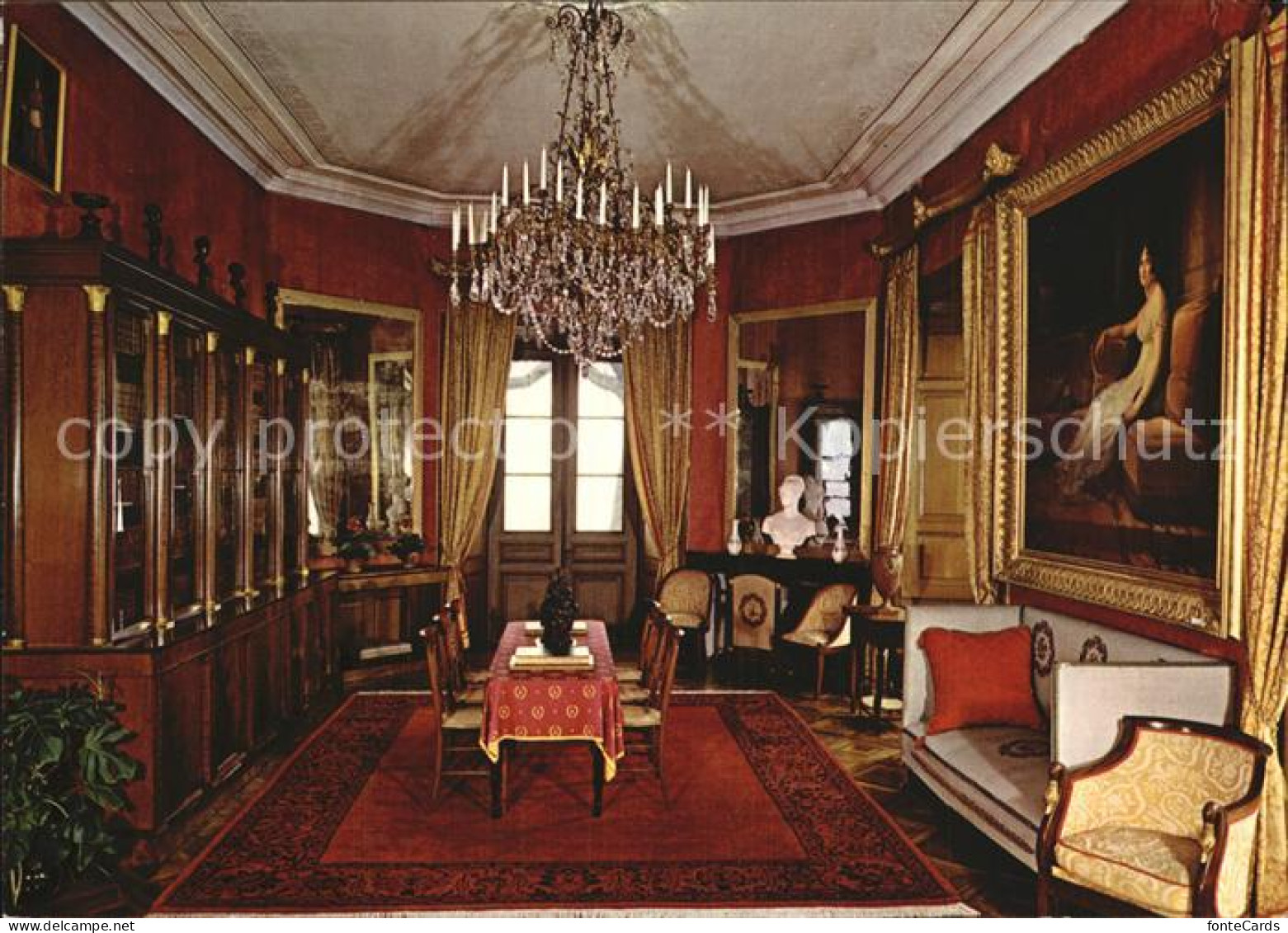 12593197 Arenenberg Schloss Bibliothek Salon Koenigin Hortense  - Other & Unclassified