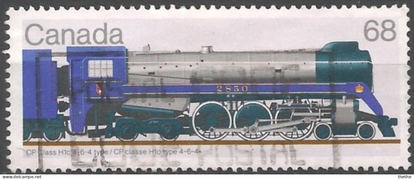 CANADA - Locomotives Canadiennes, (4ème Série) 1925-1945 : CP Classe H1c 4-6-4 Type - Trenes