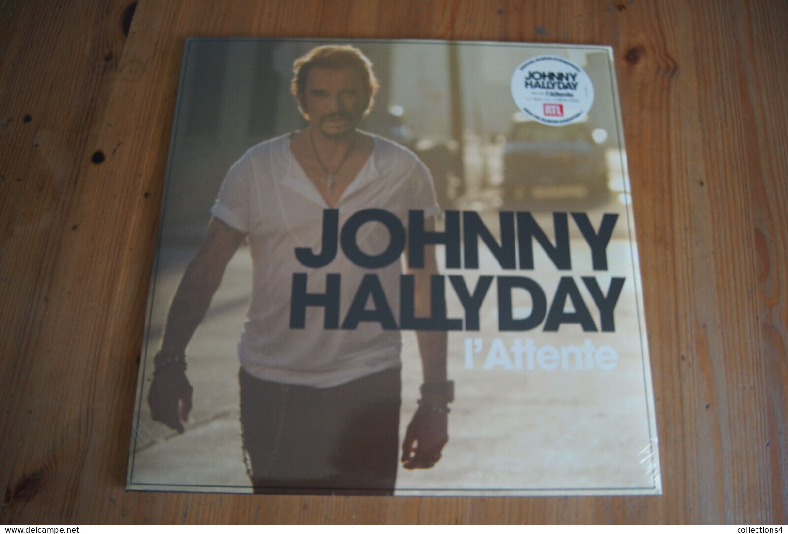 JOHNNY HALLYDAY L ATTENTE LP NEUF SCELLE CELINE DION AVEC PUB FNAC 2012 VALEUR+ - Rock