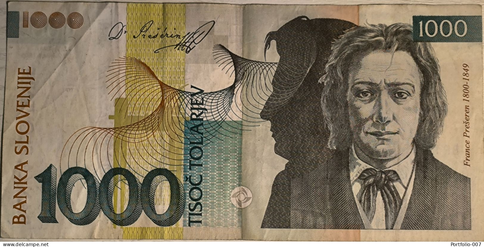 1000 Tolarjev, Slovenia - Slowenien