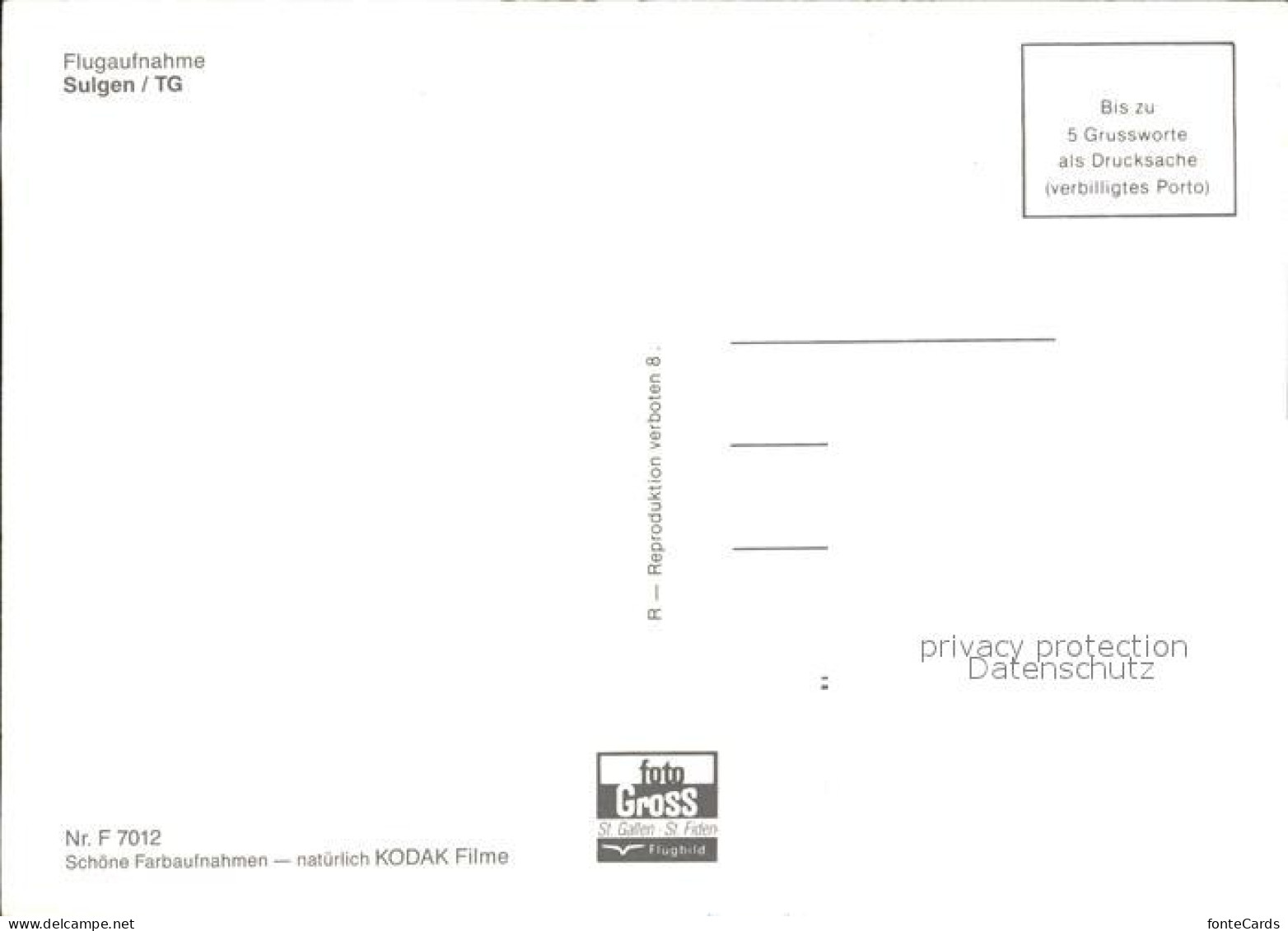 12588677 Sulgen Bischofszell Fliegeraufnahme Sulgen - Other & Unclassified