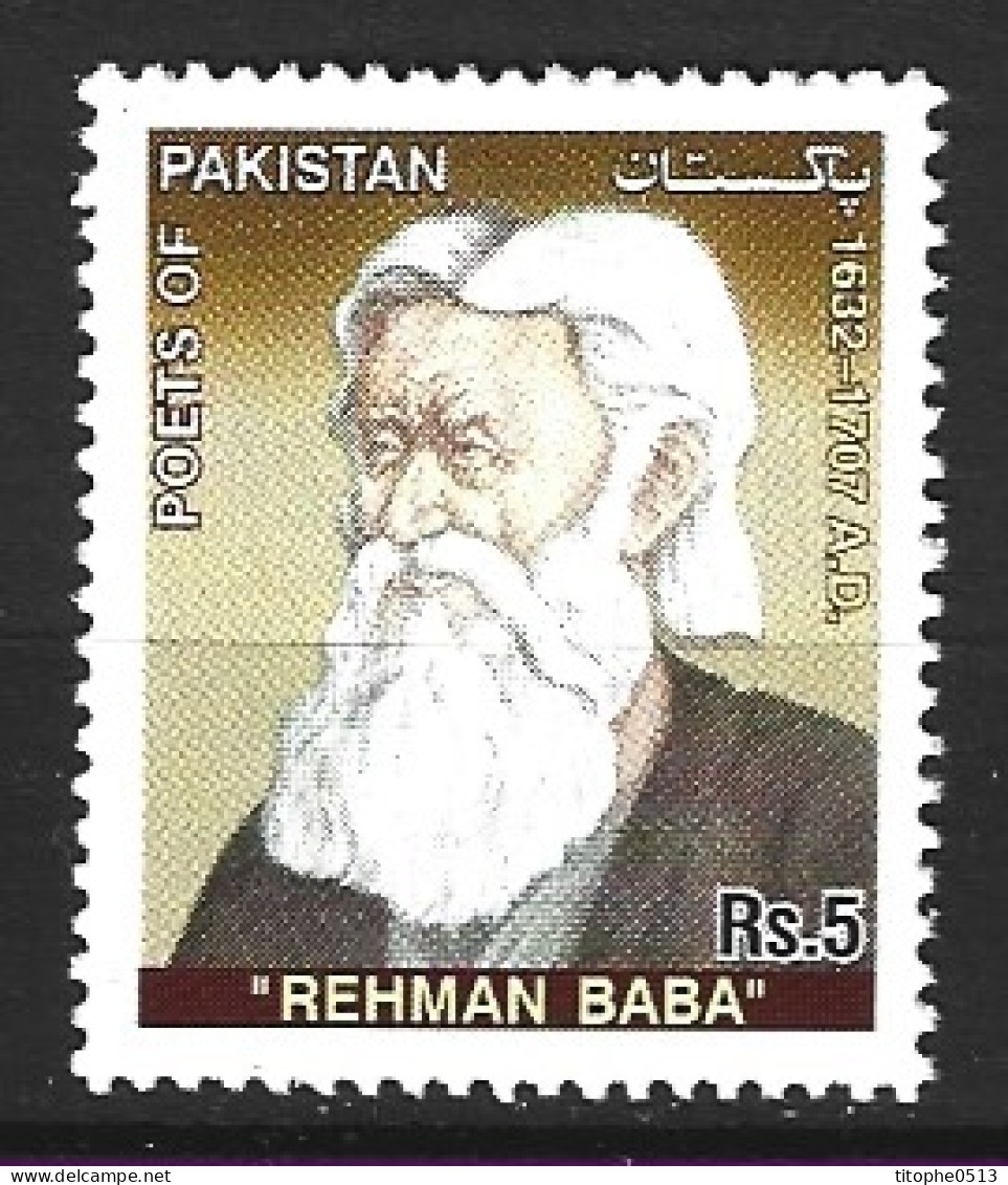 PAKISTAN. N°1197 De 2005. Poète Rahman Baba. - Writers