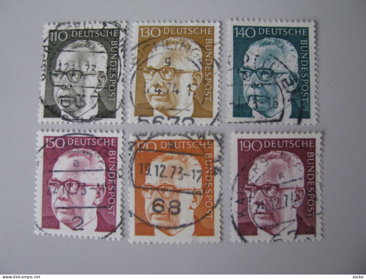 BRD  727 - 732  O - Used Stamps