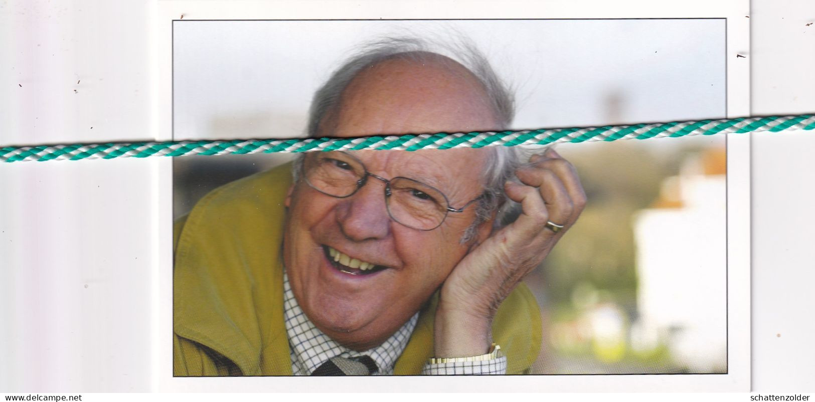Gerard Brackx-Provoost, Stene 1931, Oostende 2011. Stichter Jetair. Foto - Obituary Notices