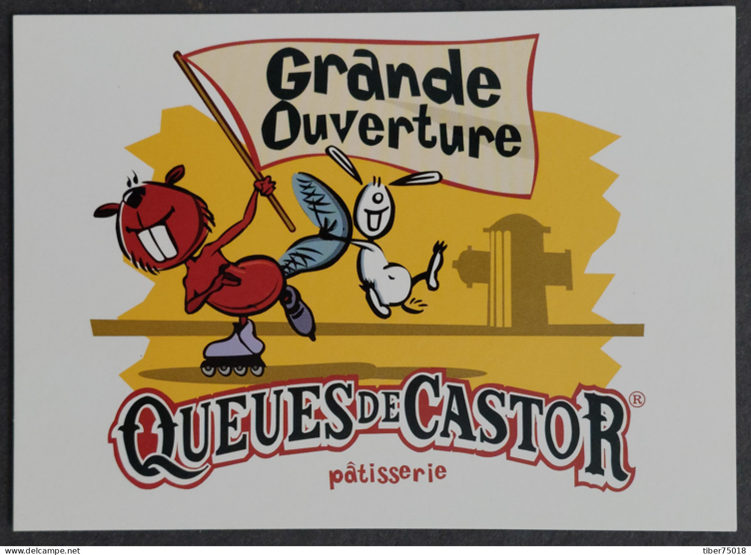 Carte Postale - Queues De Castor (pâtisserie) Grande Ouverture - Montréal - Advertising