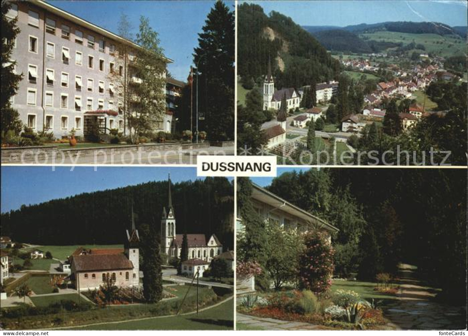 12588047 Dussnang Kneipp Kurhaus Park Kirche Ansicht Dussnang - Autres & Non Classés