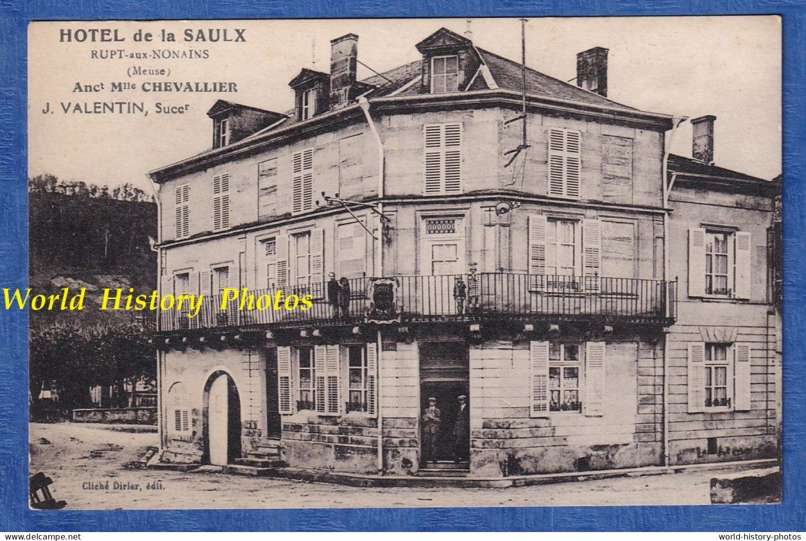 CPA - RUPT Aux NONAINS - Hôtel De La Saulx - J. VALENTIN Propriétaire , Ex Maison Chevallier - Haironville Bazincourt - Sonstige & Ohne Zuordnung