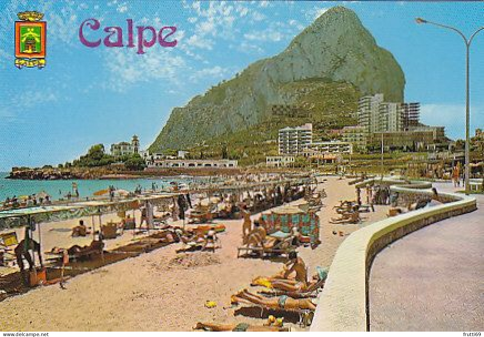 AK 211638 SPAIN - Calpe - Playa De La Fosa Y Penon De Ifach - Otros & Sin Clasificación