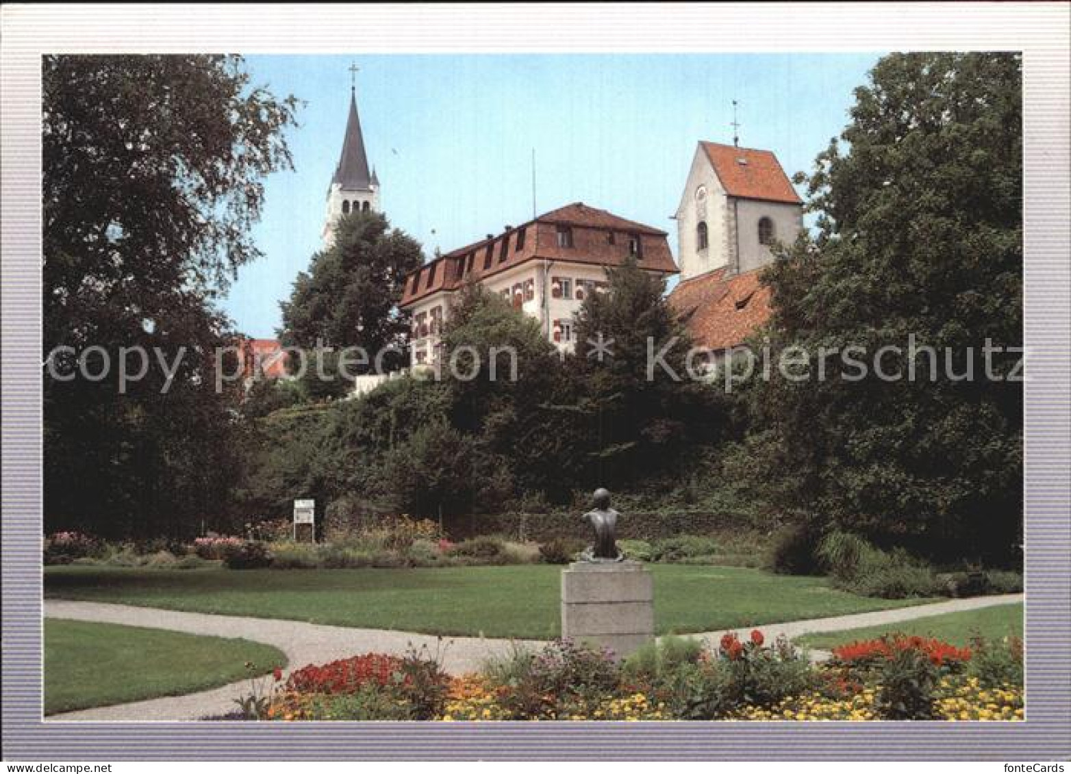 12587557 Romanshorn Bodensee Parkpromenade Schloss Katholische Kirche Romanshorn - Autres & Non Classés