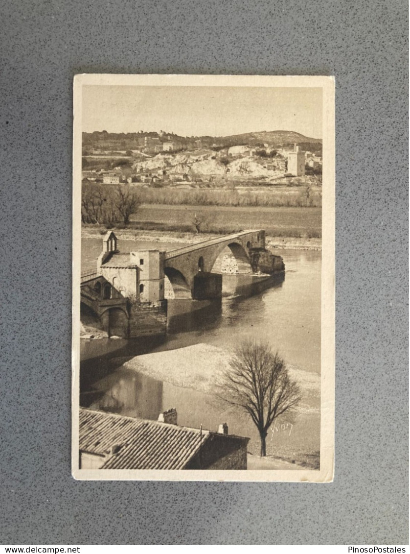 Avignon - Le Pont Saint-Benezet At La Tour Philippe Le Bel Carte Postale Postcard - Avignon (Palais & Pont)