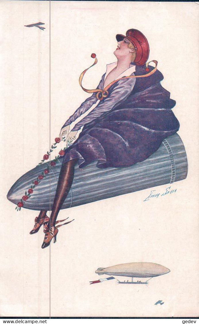 Sager Xavier Illustrateur, Jeune Femme, Les Obus Pacifiques (685) - Sager, Xavier