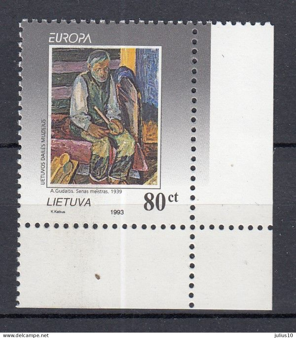 LITHUANIA 1993 Europa Painting MNH(**) Mi 544 #Lt1154 - Lithuania