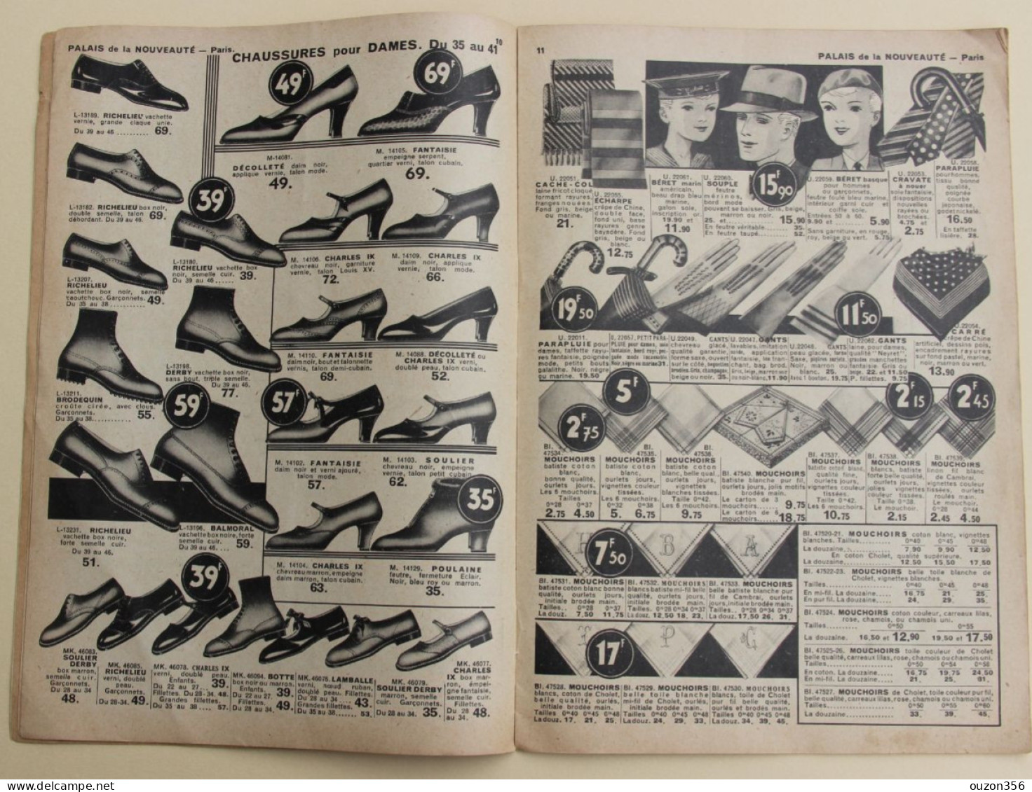 Catalogue Palais De La Nouveauté à Paris, Hiver 1932-1933 (manque Page 3-4) - Andere & Zonder Classificatie