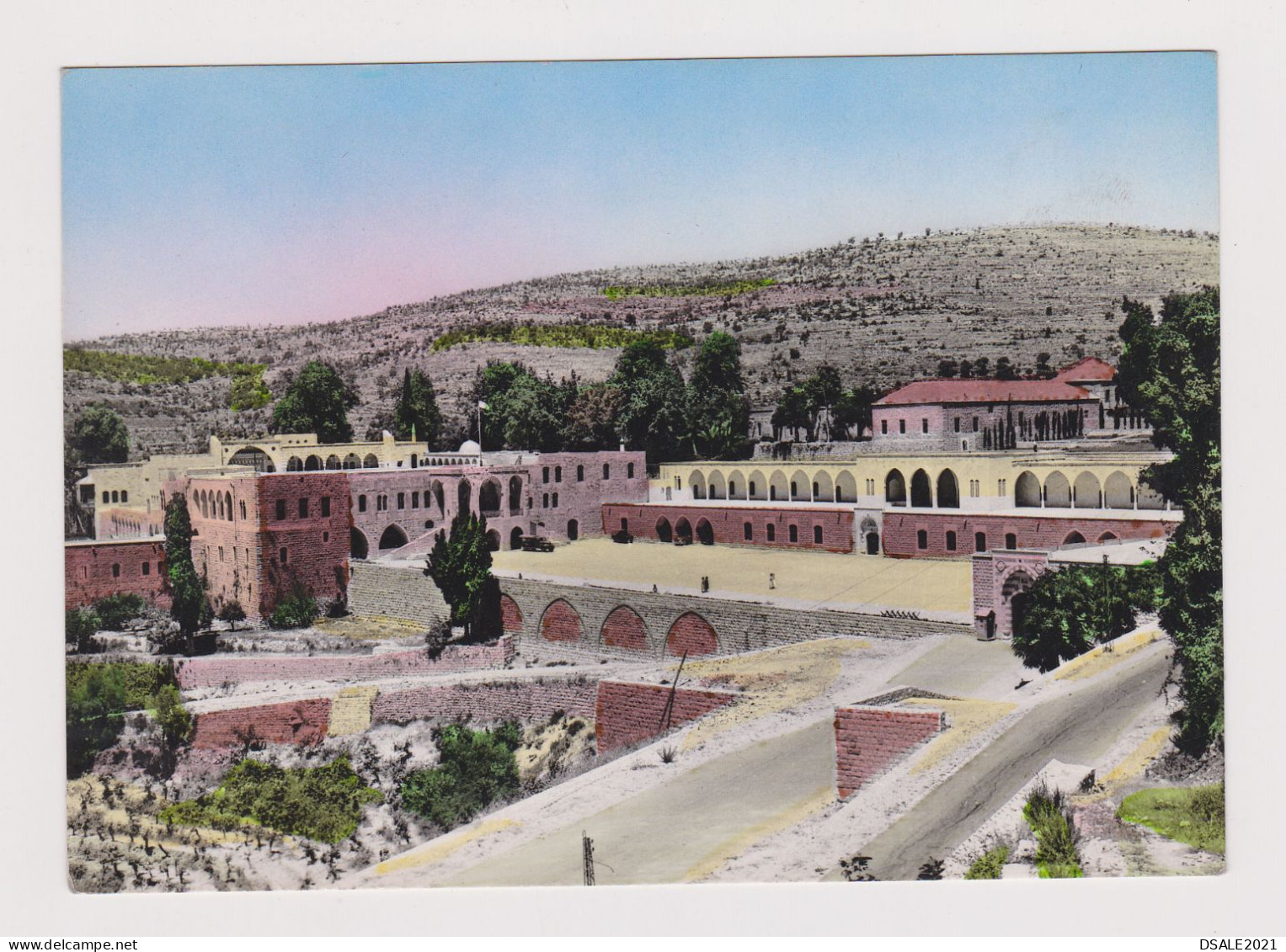 Lebanon Liban Beiteddine Palace General View, Vintage Photo Postcard RPPc AK (704) - Libanon