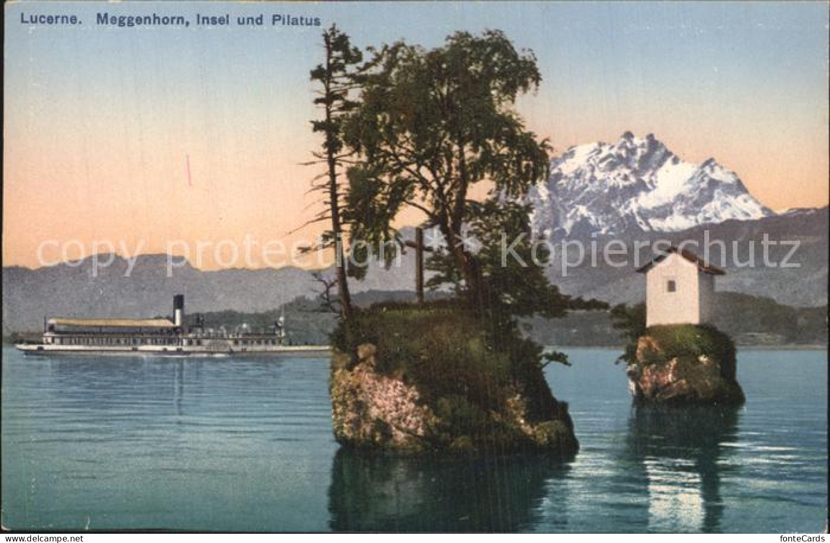 12587427 Luzern LU Meggenhorn Insel Pilatus Luzern - Andere & Zonder Classificatie