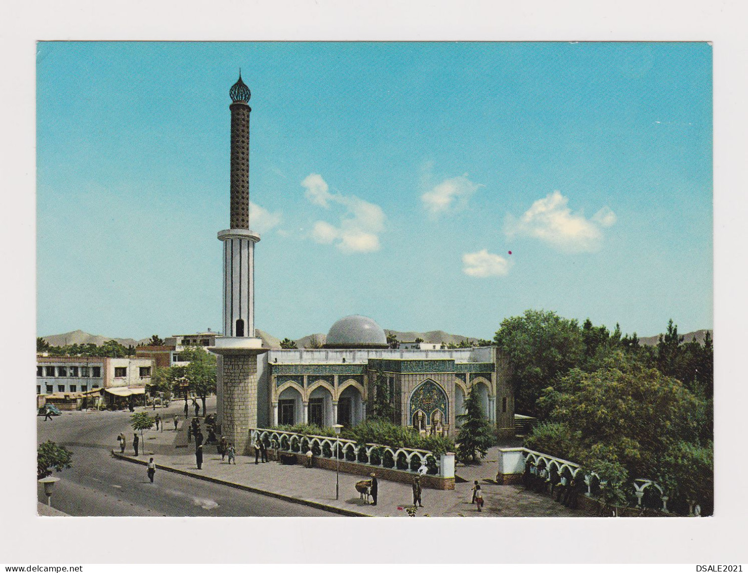 Afghanistan KABUL Shar-i-Nau Mosque, Street, View Vintage Photo Postcard RPPc AK (1280) - Afghanistan