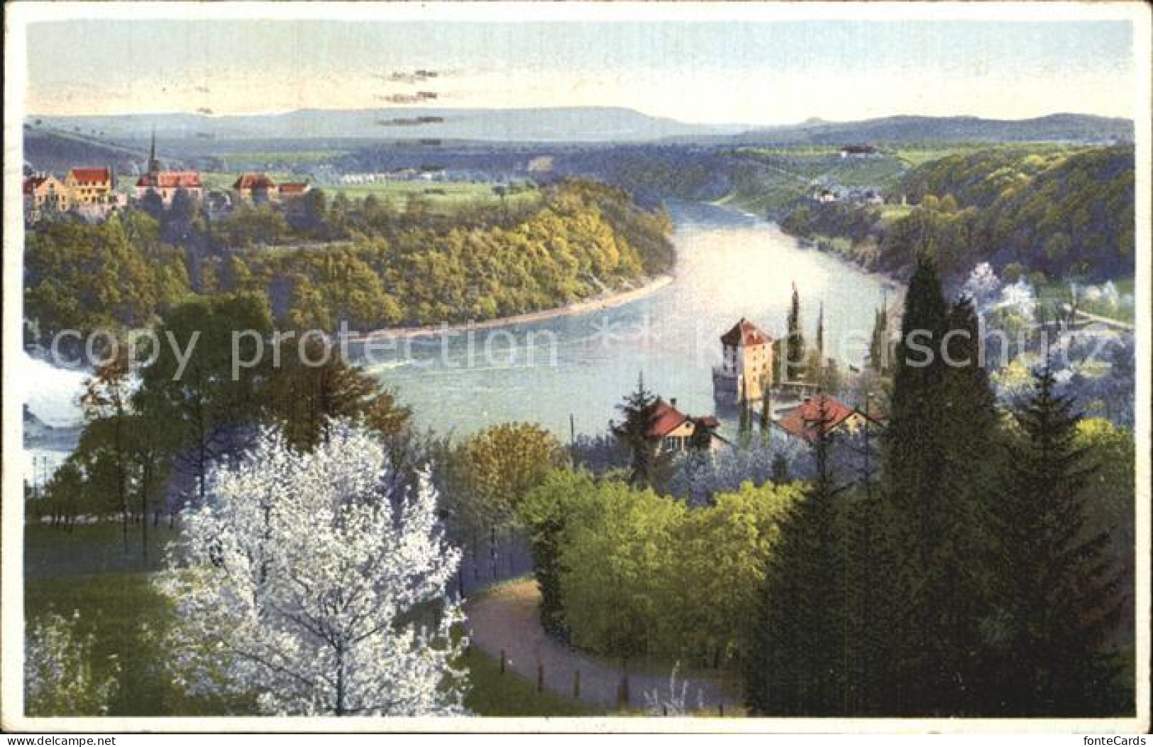 12586467 Schaffhausen SH Panorama Rheinfall Photochromie Serie 377 No 5193 Schaf - Sonstige & Ohne Zuordnung