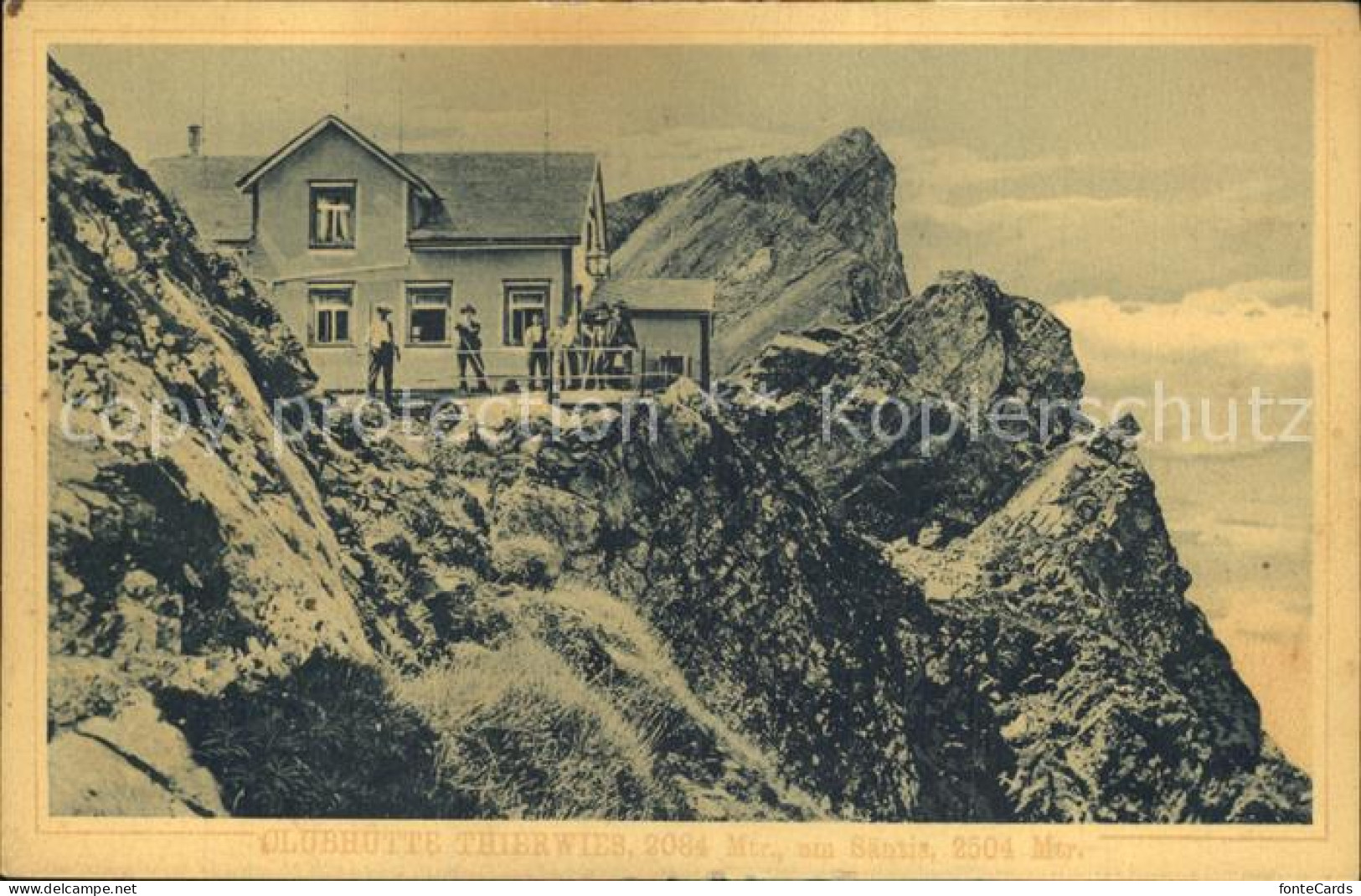 12586447 Thierwies AR Clubhuette Berghaus Am Saentis Appenzeller Alpen Saentis - Other & Unclassified