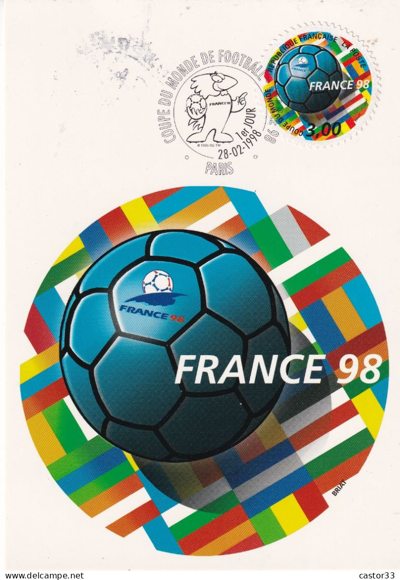 1er Jour, Coupe Du Monde De Football, France 1998 - 1960-1969