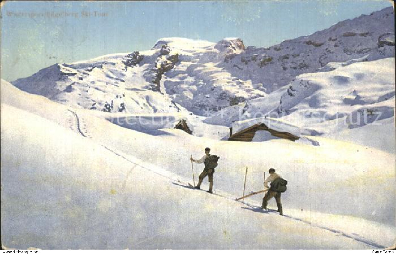 12586307 Engelberg OW Skitour Berghuetten Alpen Engelberg - Sonstige & Ohne Zuordnung