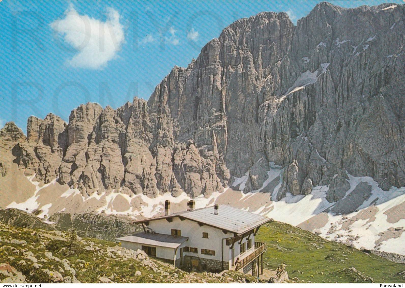 CARTOLINA  C14 RIFUGIO TISSI,BELLUNO,VENETO-AL COL REAN M.2283-MONTE CIVETTA M.3218-DOLOMITI-VACANZA,VIAGGIATA 1979 - Belluno