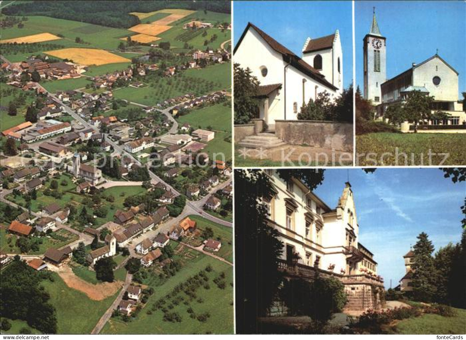 12585377 Berg TG Kirchen Schloss Fliegeraufnahme Berg TG - Andere & Zonder Classificatie