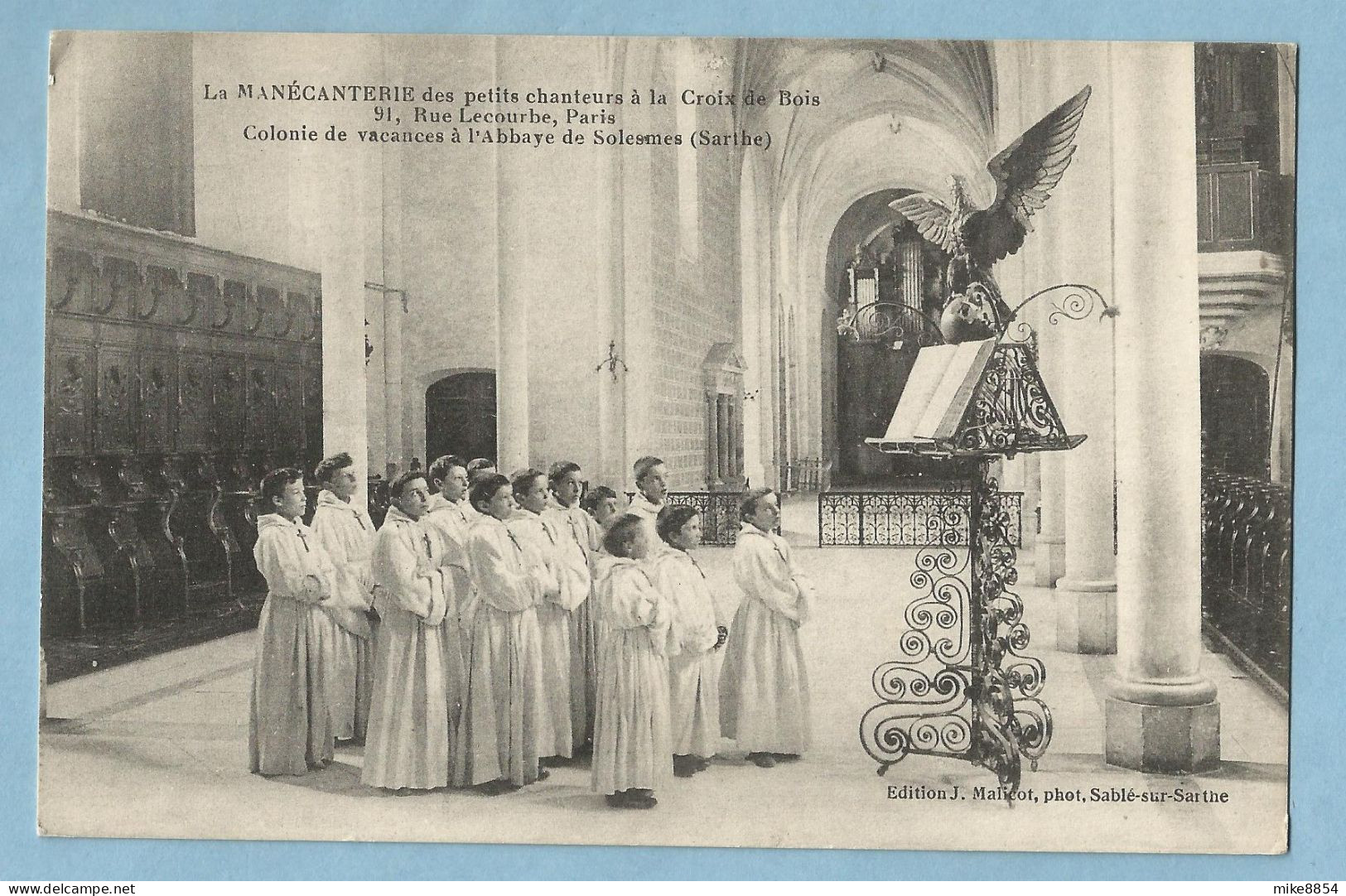 1521   5 CPA  LE MANS  (Sarthe) LA MECANTERIE Des Petits Chanteurs à La Croix De Bois - Colonie De Vacances Ab. Solesmes - Le Mans