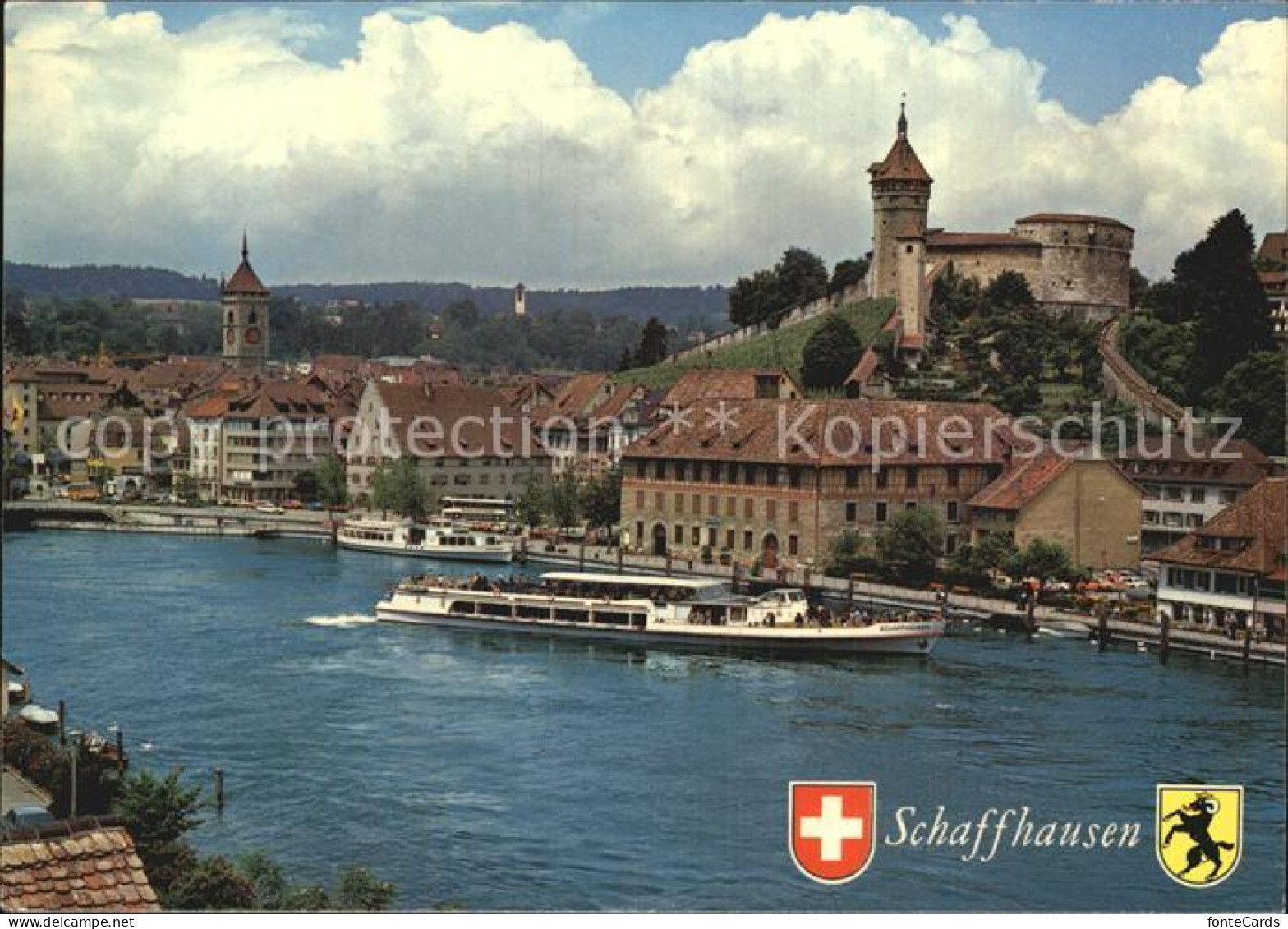 12578387 Schaffhausen Kanton Munot Rhein Schaffhausen Kanton - Autres & Non Classés