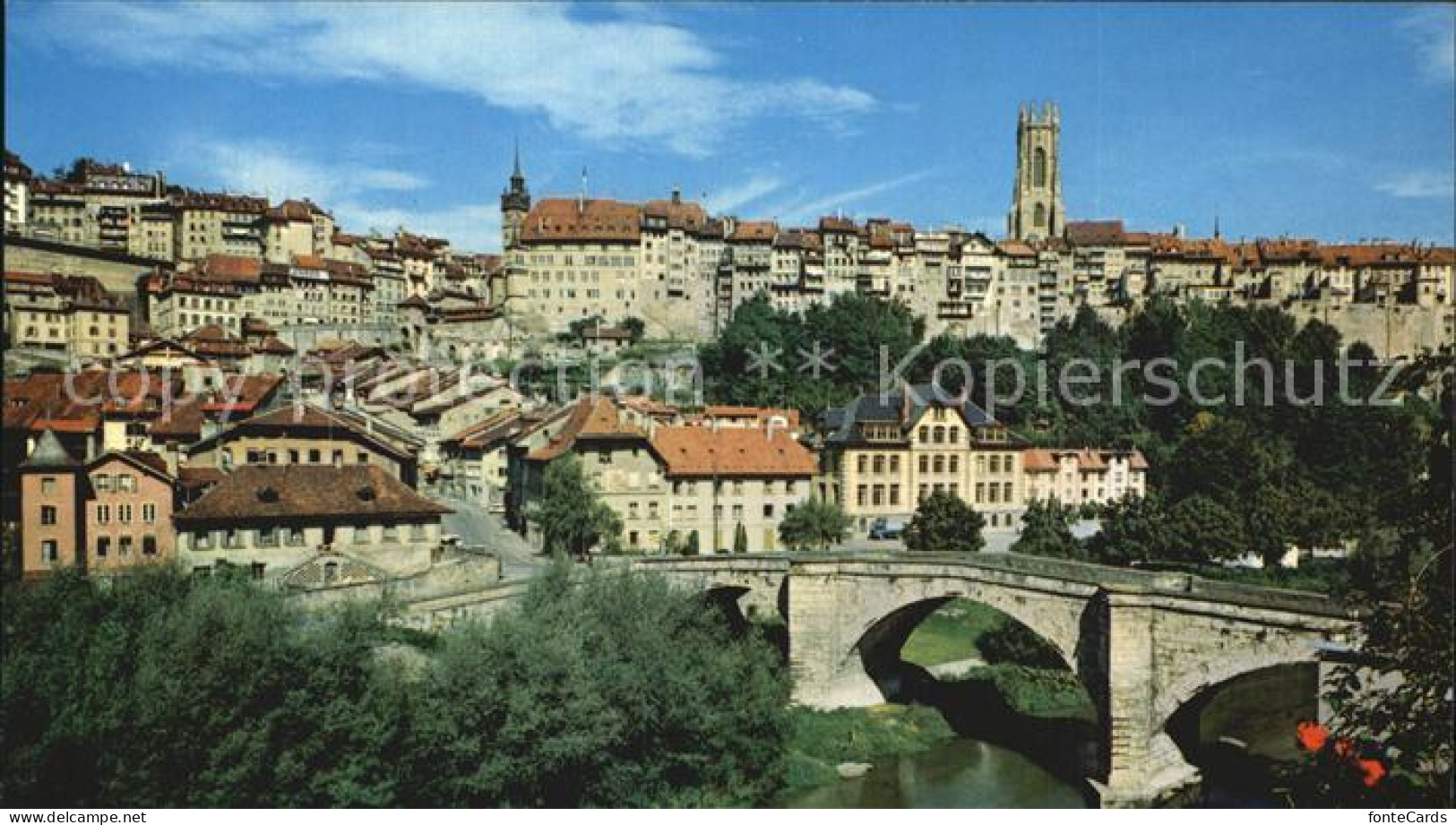 12578287 Fribourg FR Pont De Sankt Jean Fribourg FR - Autres & Non Classés