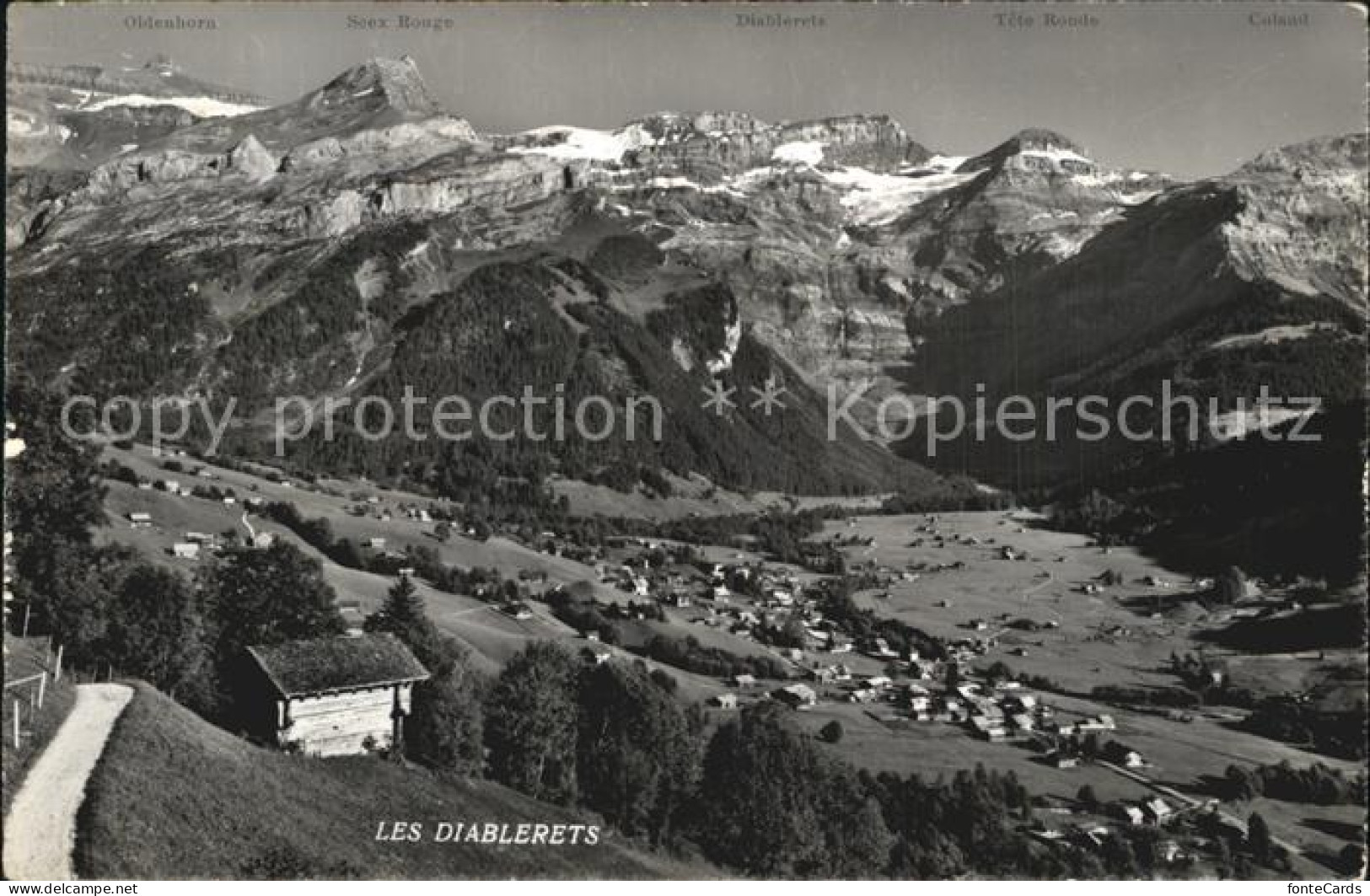 12575847 Les Diablerets Panorama Les Diablerets - Andere & Zonder Classificatie