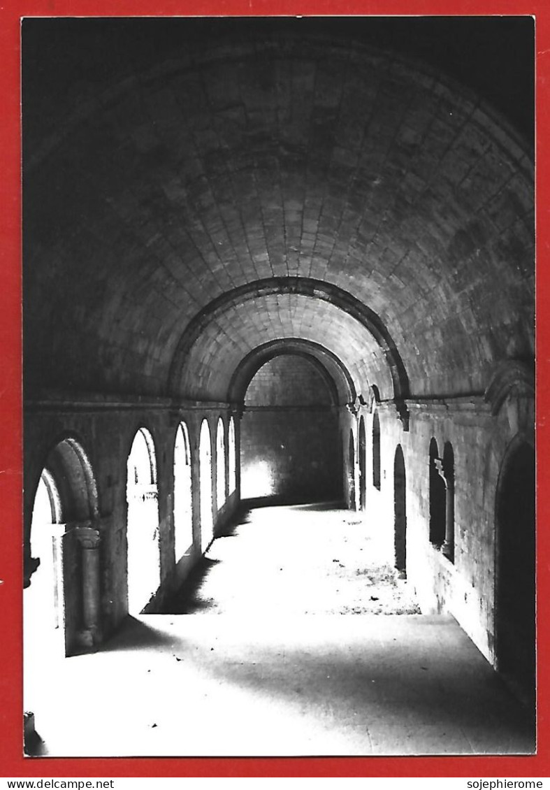 La Roque D'Anthéron (13) Abbaye Cistercienne De Silvacane (XIIe S.) Le Cloître Galerie Est 2scans - Autres & Non Classés