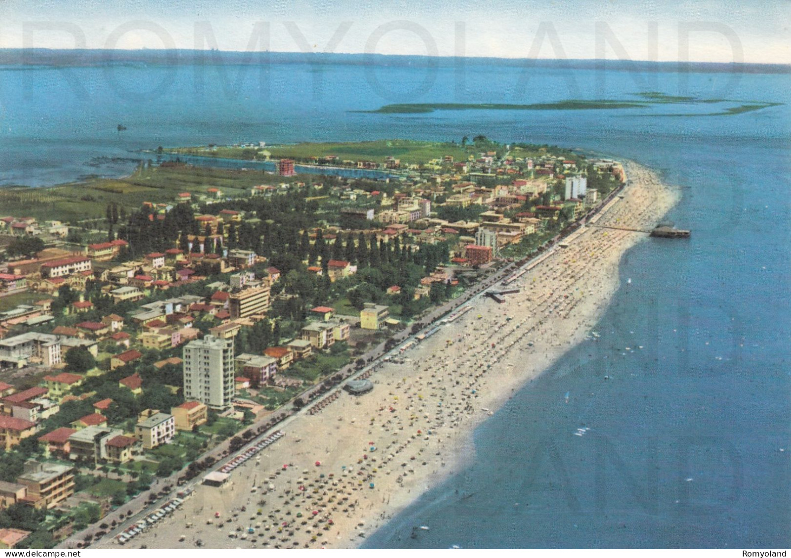 CARTOLINA  C14 LIGNANO SABBIADORO,UDINE,FRIULI VENEZIA GIULIA-MARE,SOLE,ESTATE,VACANZA,LUNGOMARE,VIAGGIATA 1968 - Udine